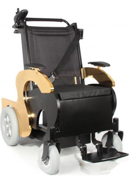 Jetline-Gold Refakatçi Sürüşlü Akülü Tekerlekli Sandalye