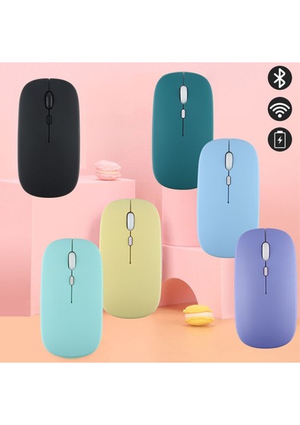 Huawei Matepad T10 9.7 Inç Uyumlu Mouse Bluetooth Wireless Şarj Edilebilir Mause Fare 2.4g