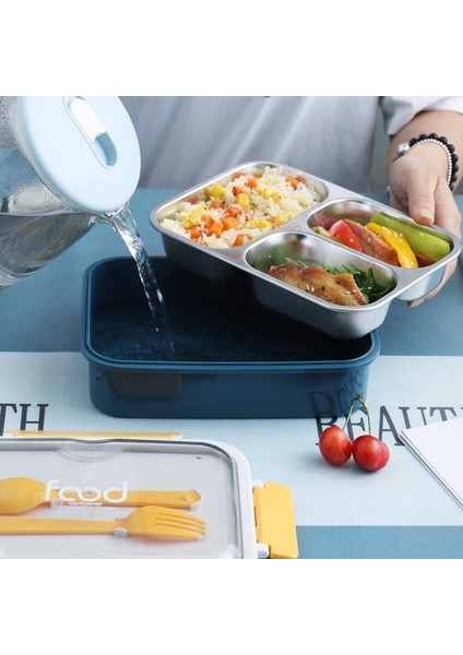 Paslanmaz Çelik Yemek Kabı 800ML Füme fiyatları