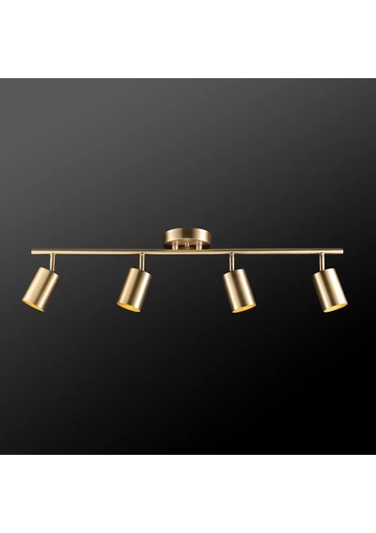 Metal Modern 3 Lü Eskitme Kaplama LED Spot Hareketli Avize Beyaz Ampullü fiyatları