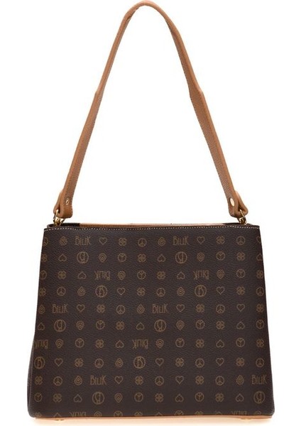 Monogram Kahve/camel Kadın El Çantası Riv 232-MN modelleri