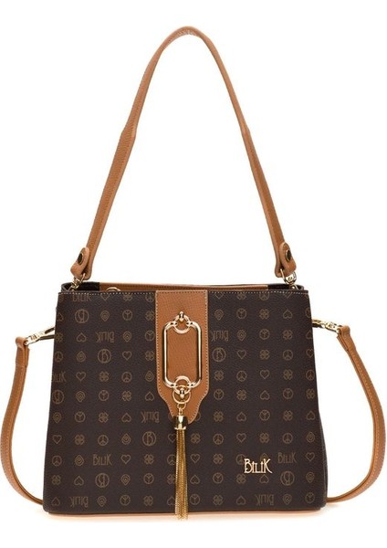 Monogram Kahve/camel Kadın El Çantası Riv 232-MN fırsatları