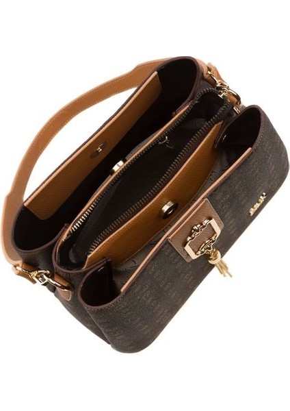 Monogram Kahve/camel Kadın El Çantası Riv 232-MN indirimleri