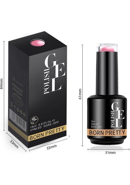 Born Pretty 15 ml Kalıcı Oje BG095 (55933)