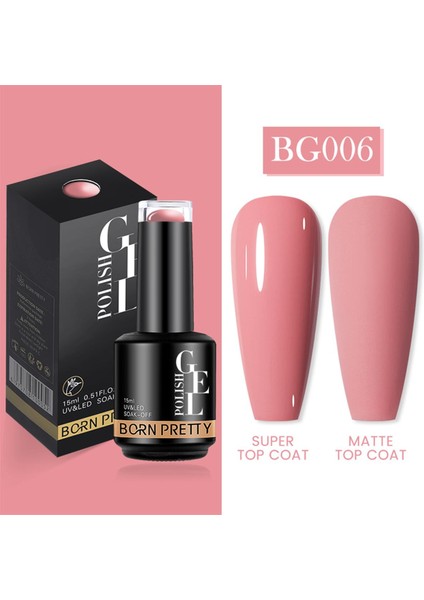 Born Pretty 15 ml Kalıcı Oje BG006 (55933)