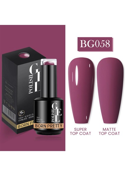 15 ml Kalıcı Oje BG058 (55933)