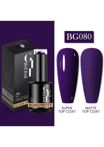 15 ml Kalıcı Oje BG080 (55933)
