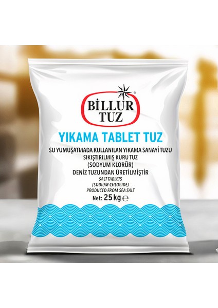 Tablet Tuz 25 Kg.- Billur Tuz