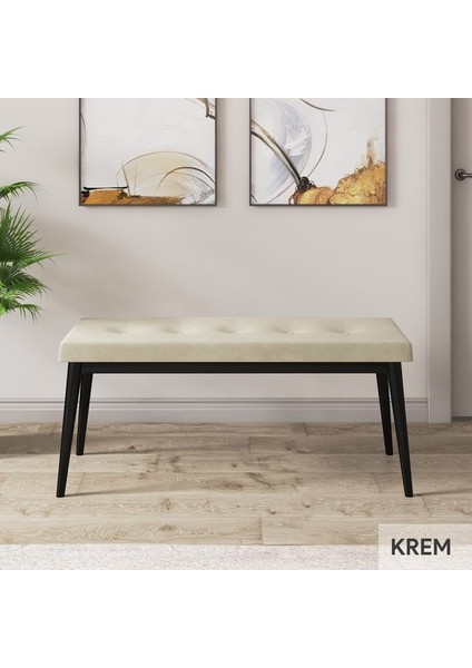 Concept Roz SERISI,80X132 Mdf Açılabilir Siyah Mermer Desen Mutfak Masası 4 Sandalye ve 1 Bench Gold Halka