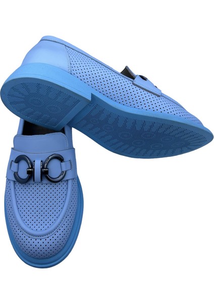 Kadın Mavi Loafer Ayakkabı fiyatları