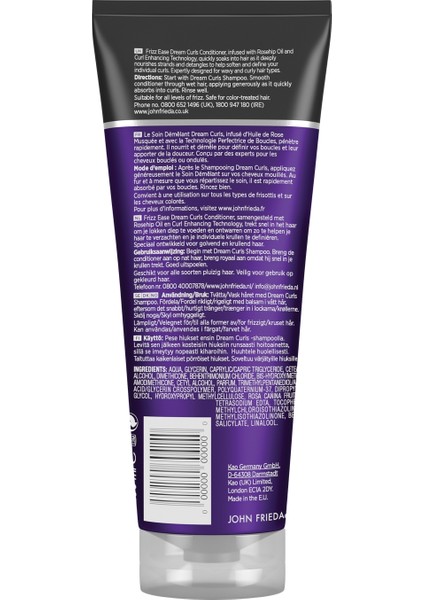 Saç Kremi Dream Curls 250 ml