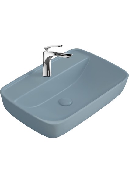 Enzo Matt Buz Mavisi Çanak Lavabo