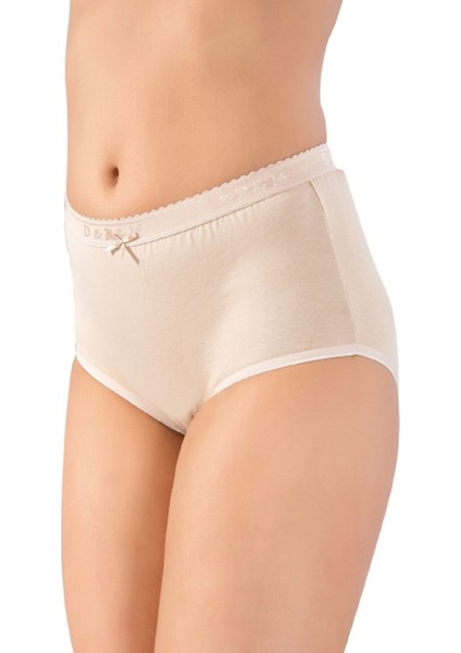 10'lu Ekonomik Paket, Geniş Kalçalar Için, Pamuklu & Likralı, Süper Yüksek Bel Kadın Bato Külot 107