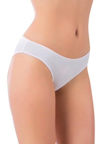 10'lu Ekonomik Paket, Iz Yapmayan, Bambu Kumaş, Düşük Belli, Likralı Kadın Slip Külot