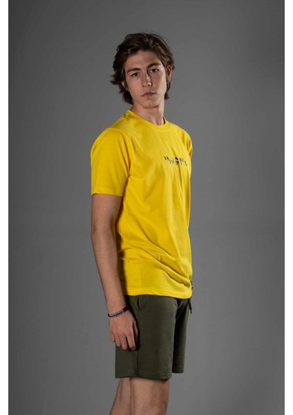 Erkek Imagine Sarı T-Shirt