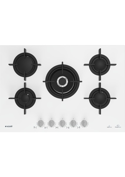 Ocd T 752-1 Dwkb Gazlı Cam Tablalı Ocak Beyaz