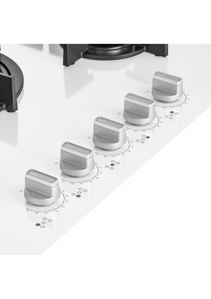 Ocd T 752-1 Dwkb Gazlı Cam Tablalı Ocak Beyaz fırsatları