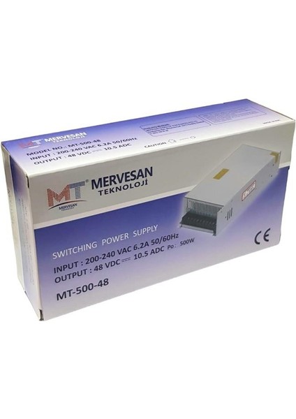MT-500-48 500W 48V Dc Adaptör Power Supply