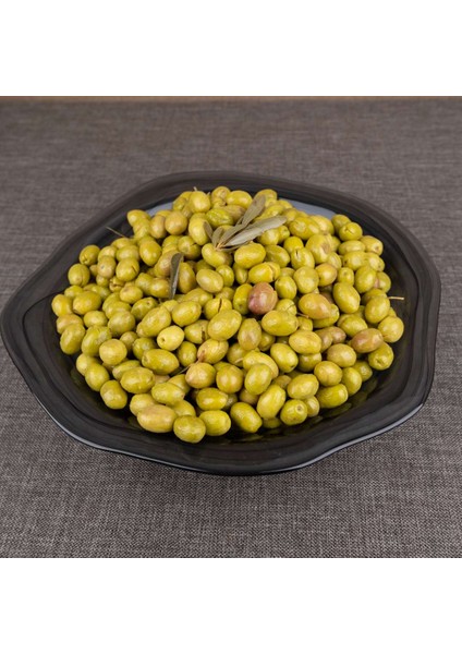 Taş Kırması Yeşil Zeytin Ev Yapımı Antep Usulü El Kırması Yeşil Zeytin 5lt