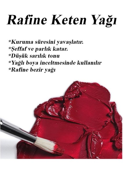 Keten Yağı 500 ml 1 Adet Resim Yağı Monalisa Rafine Bezir Yağı Yağlı Boya Incelticisi Yağlı Boya Yardımcı Malzemesi modelleri