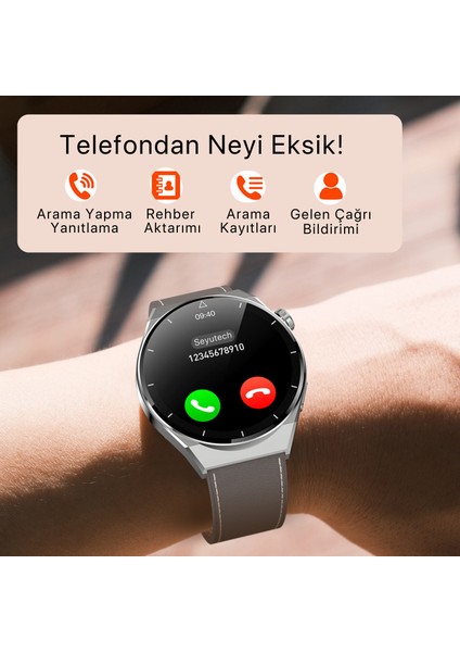 Watch 3 Max Wear Akıllı Saat  Ios ve Android Tüm Telefonlara Uyumlu Akıllı Saat