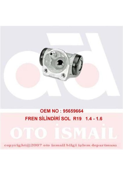Cıfam 101599-FREN Silindiri Sol R19 19MM