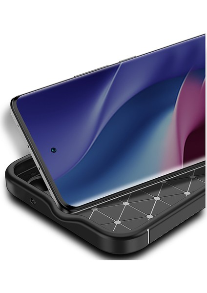 Xiaomi Mi 13 Pro Kılıf Karbon Dokulu Kamera Korumalı Silikon