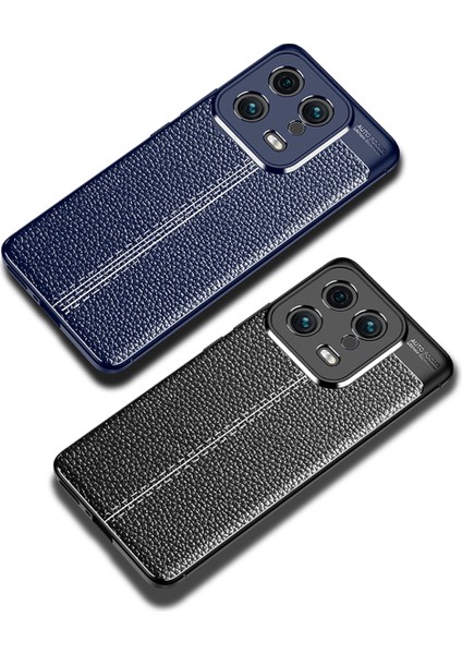 Xiaomi Mi 13 Kılıf Deri Dokulu Kamera Korumalı Silikon
