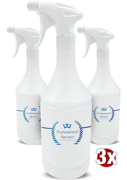 Profesyonel Kimyasala Dayanıklı Taşınabilir Boş 1 Litre Boş Fısfıs Sprey Şişesi (5 Adet) fiyatları