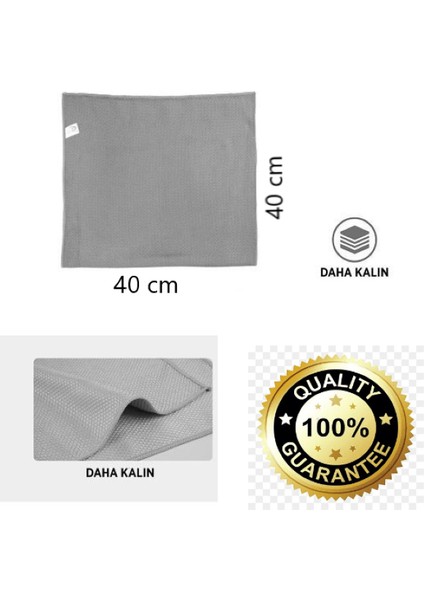 Özel Araç Yıkama Kurulama Cam Temizlik 3'lü Full Paket-Kurulama (40X40 Cm)-Baklava (40X40 Cm)-Sünger