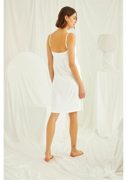 18433489 Kadın Ekru Hamile Lohusa Seti Sabahlık Gecelik Pijama Takım