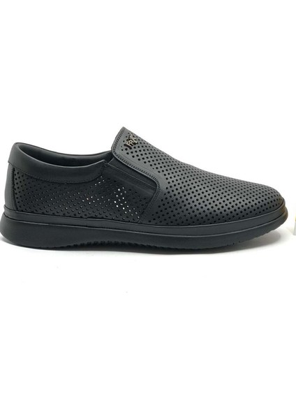 2961-2 Hakiki Deri Siyah & Lacivert Anatomik Hafif Günlük Erkek Ayakkabı fiyatları
