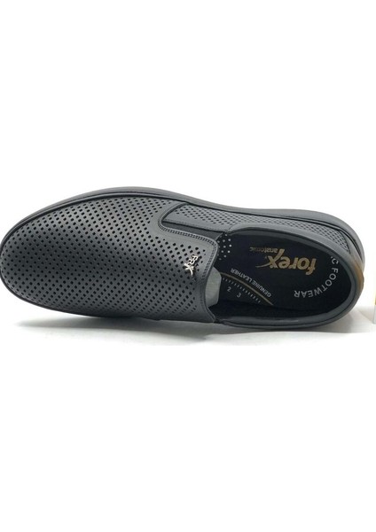 2961-2 Hakiki Deri Siyah & Lacivert Anatomik Hafif Günlük Erkek Ayakkabı fırsatları