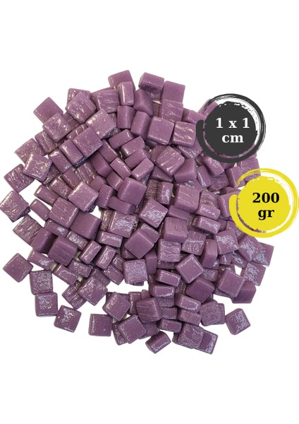 Sanatsal Mozaik Çalışmalarınız Için 1 cm Cam Mozaik Taşı - 10X10 mm - Kırmızı fiyatları