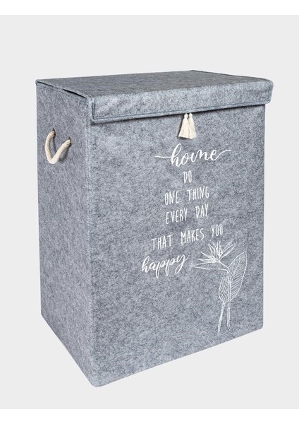 Keçe Kapaklı Mega Kutu &ndash; Gri