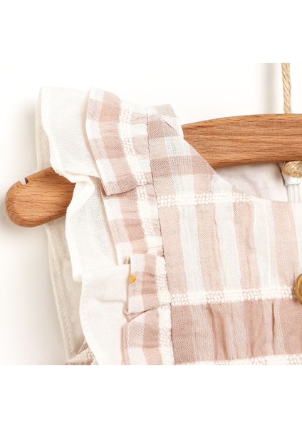 HelloBaby Basic Kız Bebek Düğmeli Fırfırlı Elbise Kız Bebek modelleri