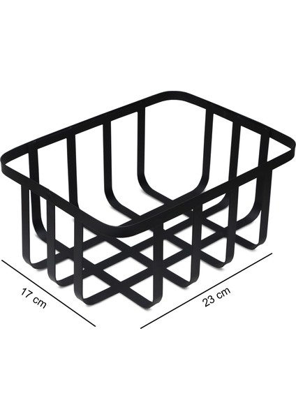 Çok Amaçlı Metal Organizer Sepet 23X17 cm fırsatları