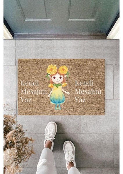 Dijital Baskı Kişiye Özel Iç Kapı Dekorasyon Paspas PS11198