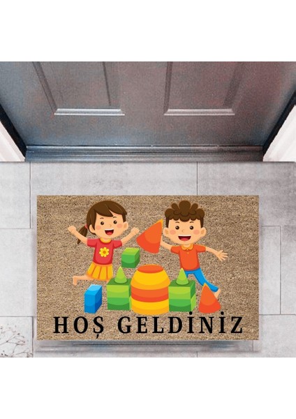 Kapı Önü Paspası Dekoratif Dijital Baskı ÇOCUKLARP-2718