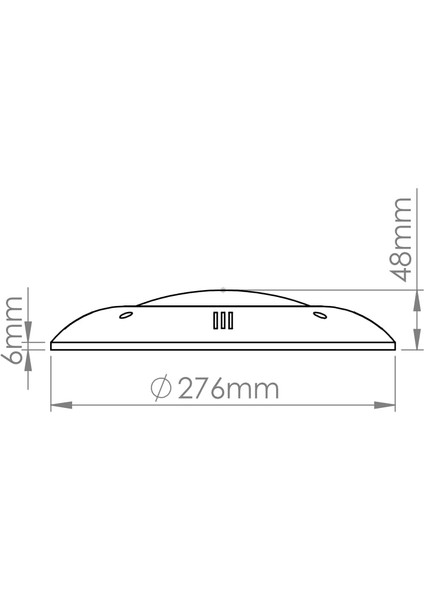 20 Watt Smd LED Kırmızı Sıva Üstü Havuz Lambası Tenda