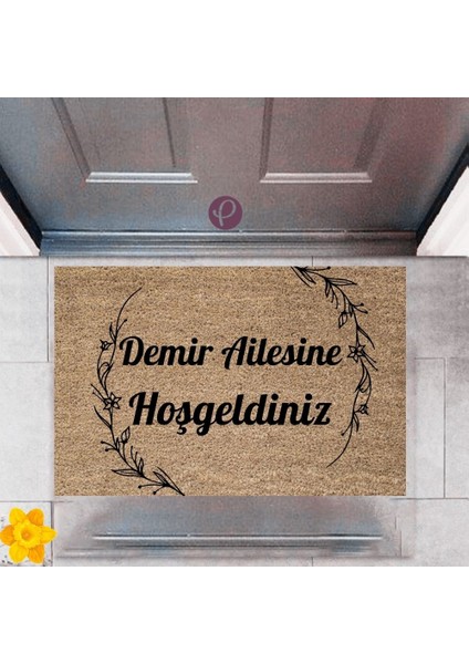 Kapı Önü Paspası Dekoratif Dijital Baskı Kişiye Özel P-2311