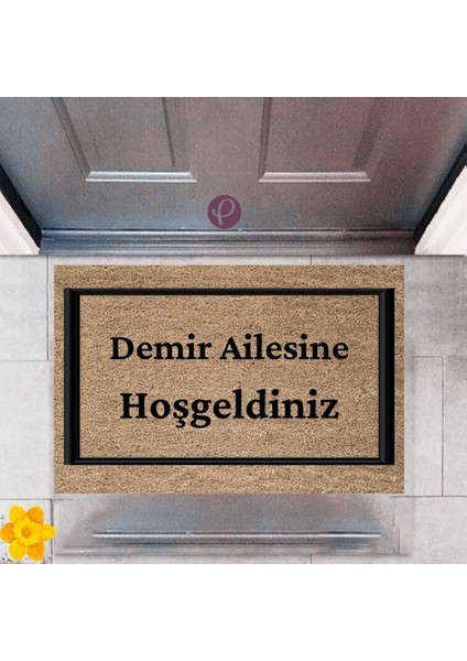 Kapı Önü Paspası Dekoratif Dijital Baskı Kişiye Özel P-2314