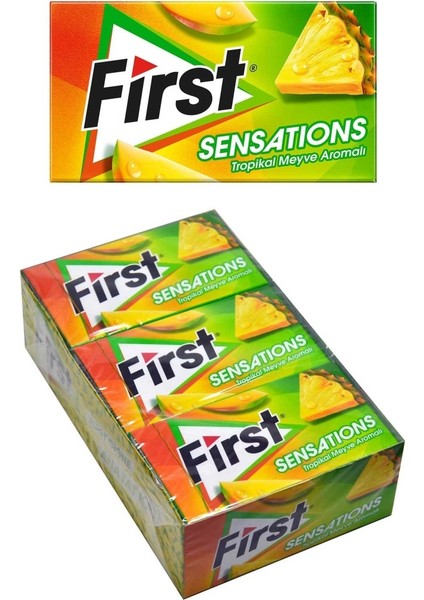 Sensations Sakız 27 gr 12'li Paket Tropikal Meyve Aromalı