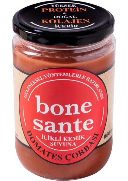 Bone Sante Domates Çorbası İlikli Kemik Suyuna 660 gr