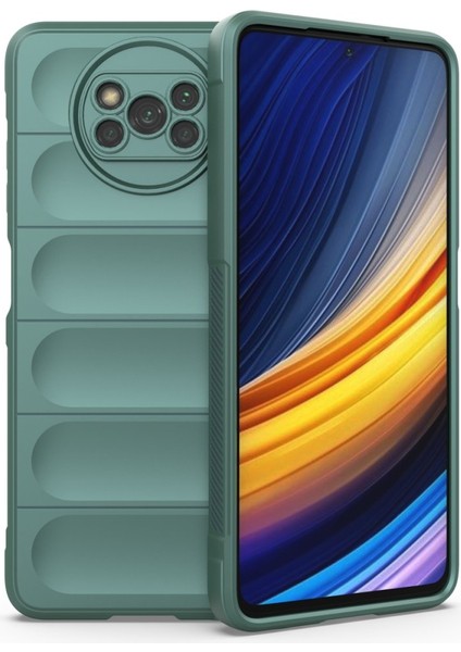 Xiaomi Poco X3 Kılıf Optimum Silikon Içi Kadife + Ekran Koruyucu