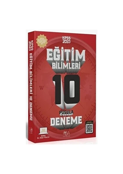 CBA Akademi 2023 KPSS  Eğitim Bilimleri 10 Deneme Video Çözümlü