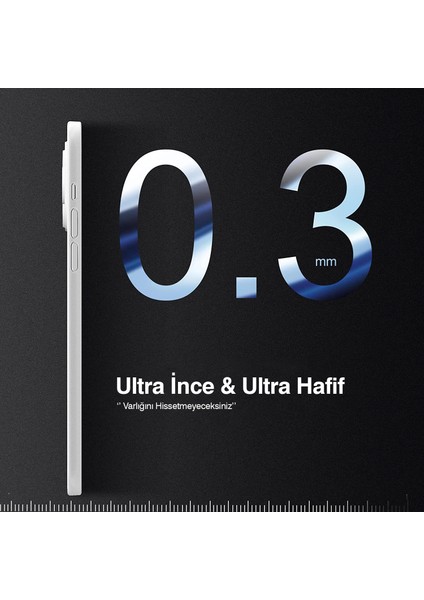 Iphone 14 Pro Mat Kılıf, Pürüzsüz Sararmaz Ultra Ince