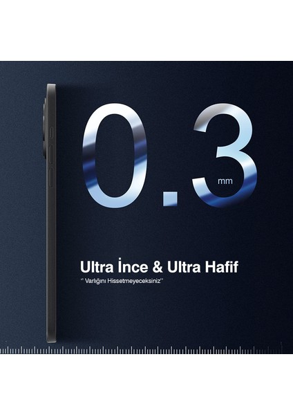 Iphone 14 Pro Mat Kılıf, Pürüzsüz Sararmaz Ultra Ince