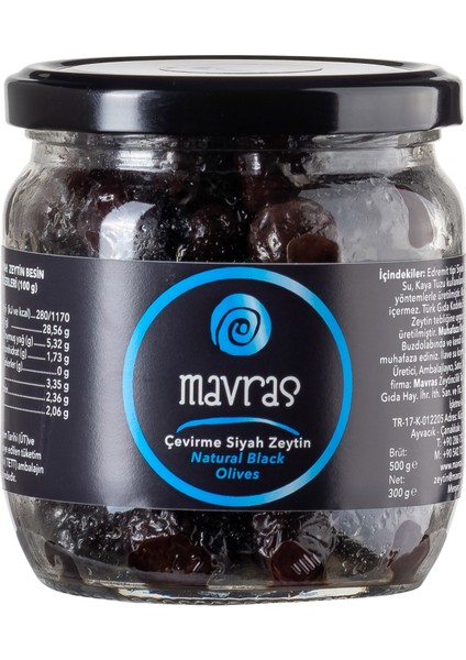 Çevirme Siyah Sele Zeytin 300GR