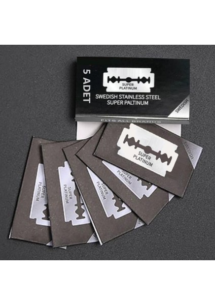 Shave U4 Full Metal Ustura + F8 Fırça + Kase + 5 Adet Platinum Yaprak Jilet